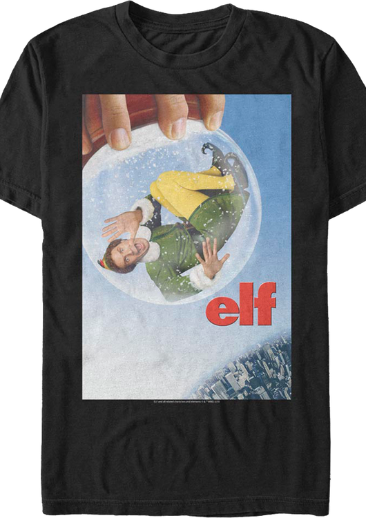 Snow Globe Elf T-Shirt - main product image