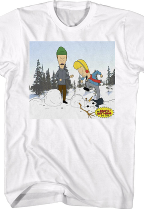 Snowman Beavis And Butt-Head T-Shirt