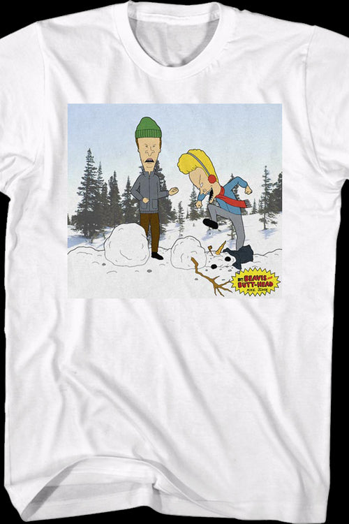 Snowman Beavis And Butt-Head T-Shirtmain product image