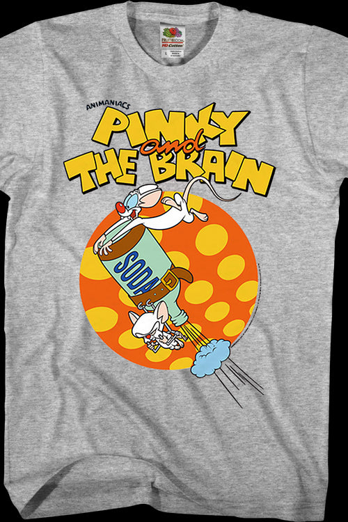 Soda Pinky And The Brain Animaniacs T-Shirtmain product image