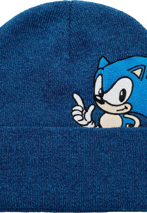 Sonic The Hedgehog Peek-A-Boo Beanie