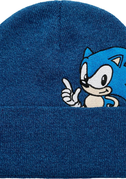 Sonic The Hedgehog Peek-A-Boo Beanie - main product image
