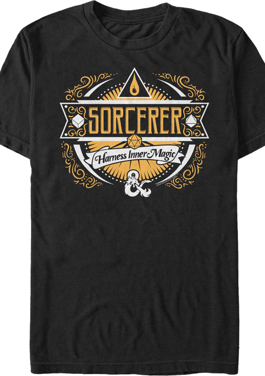 Sorcerer Dungeons & Dragons T-Shirt - main product image