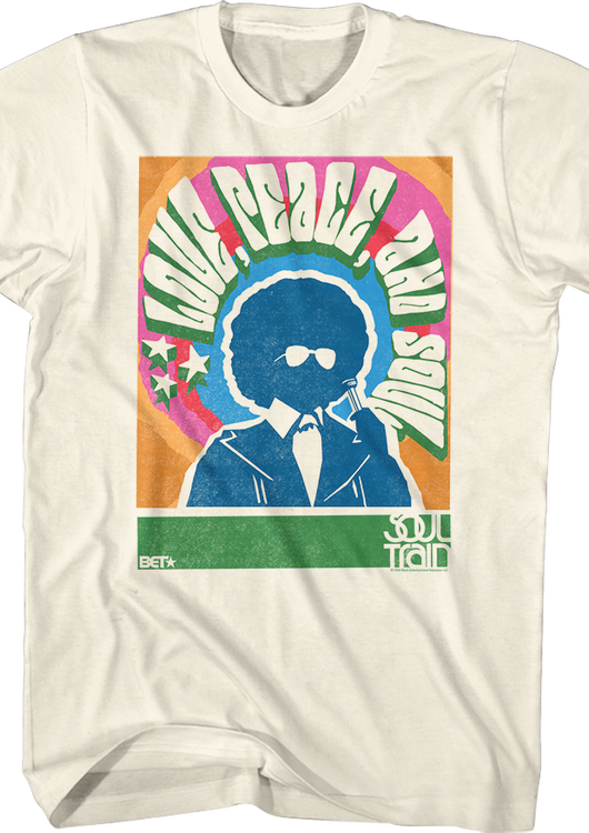 Soul Train Love Peace And Soul T-Shirt - main product image
