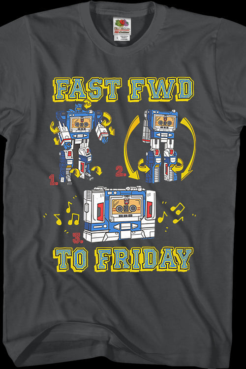 Soundwave Fast Fwd To Friday Transformers T-Shirtmain product image