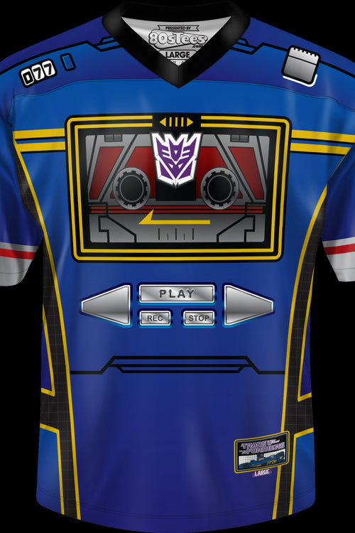 Soundwave Transformers Football Jerseymain product image