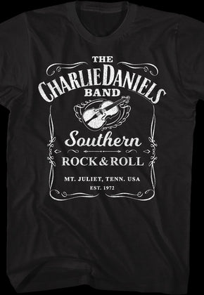 Southern Rock & Roll Charlie Daniels Band T-Shirt