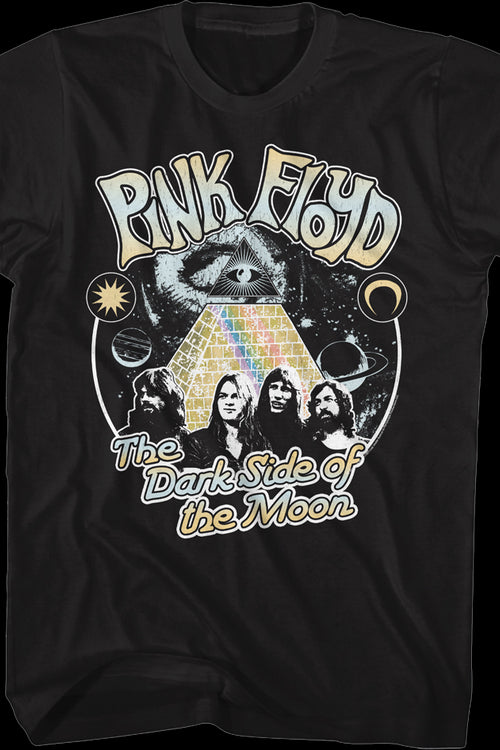 Space Pyramid Dark Side of the Moon Pink Floyd T-Shirtmain product image