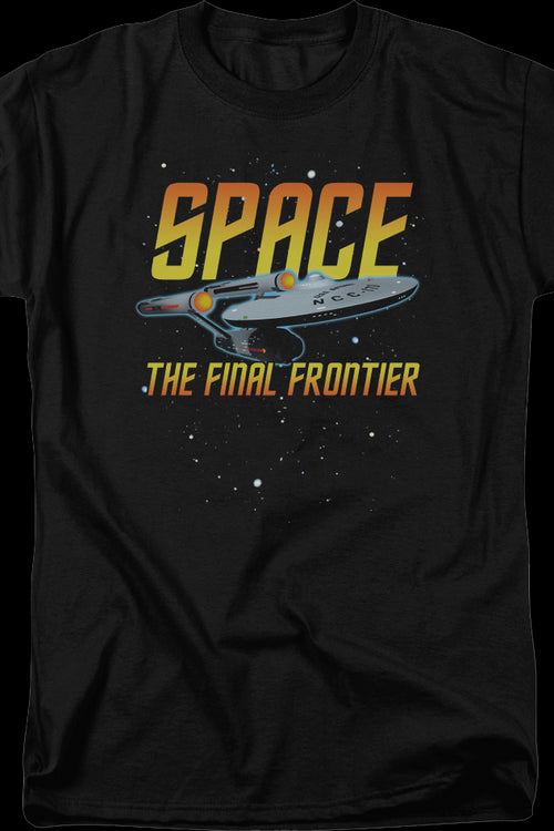 Space The Final Frontier Star Trek T-Shirtmain product image