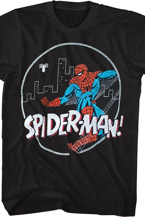 Spider-Man City Skyline Marvel Comics T-Shirtmain product image