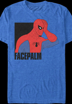 Spider-Man Facepalm Marvel Comics T-Shirt