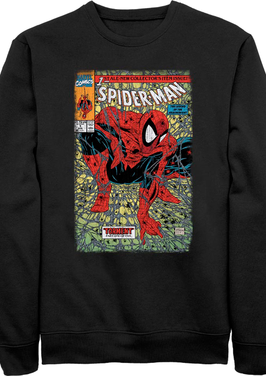 Spider-Man Torment Comic Cover Sweatshirt - main product image