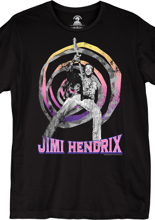 Spiraling Solo Jimi Hendrix T-Shirt - main product image