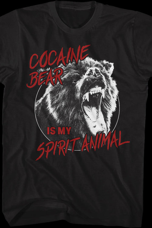 Spirit Animal Cocaine Bear T-Shirtmain product image