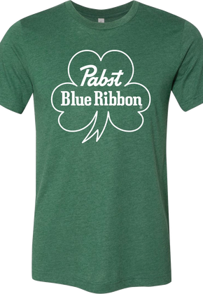 St. Patrick's Day Shamrock Pabst Blue Ribbon T-Shirt
