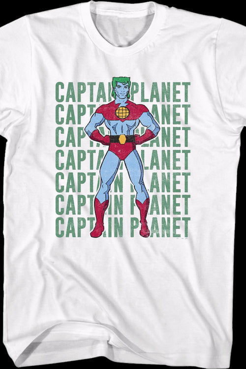 Stacked Logo Captain Planet T-Shirtmain product image