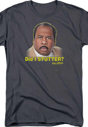 Trevco Did I Stutter The Office T-Shirt