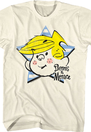 Star Head Shot Dennis The Menace T-Shirt