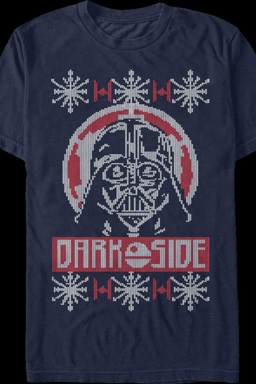 Star Wars Darth Vader Christmas T-Shirt Knit Patternmain product image