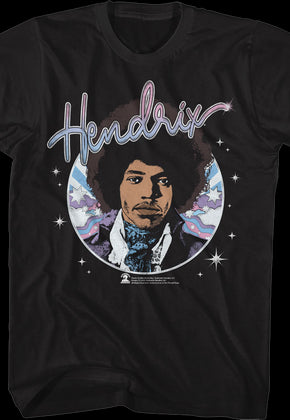 Starry Circle Jimi Hendrix T-Shirt