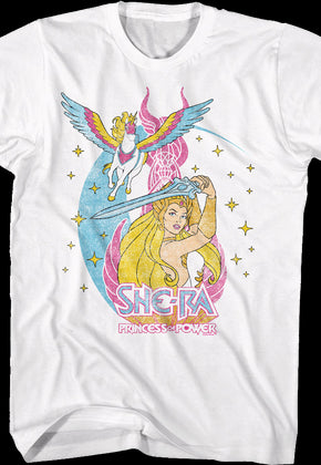 Starry Swift Wind and She-Ra Masters of the Universe T-Shirt