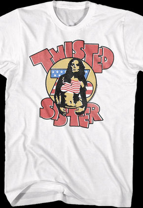 Stars and Stripes Twisted Sister T-Shirt