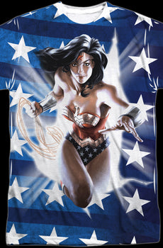 Stars Wonder Woman T-Shirt