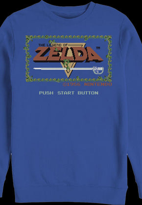 Start Screen Legend of Zelda Sweatshirt