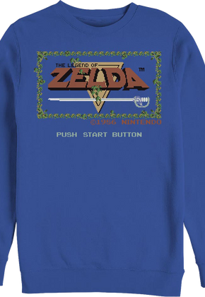 Start Screen Legend of Zelda Sweatshirt
