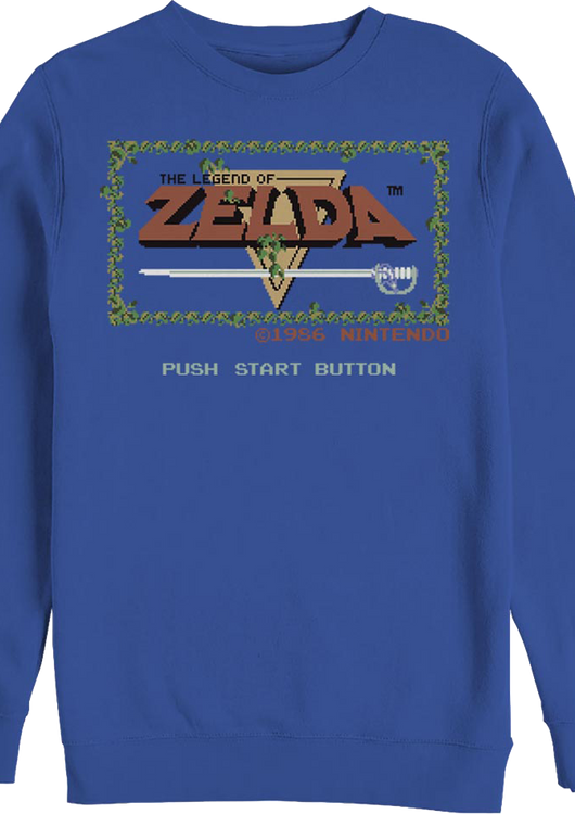 Start Screen Legend of Zelda Sweatshirt - main product image