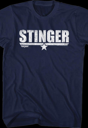 Distressed Stinger Top Gun T-Shirt