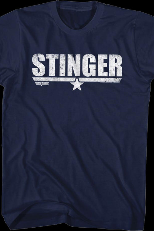 Distressed Stinger Top Gun T-Shirtmain product image