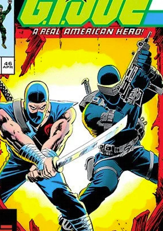 Storm Shadow And Snake Eyes GI Joe Framed Poster - main product image