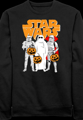 Stormtroopers Trick Or Treating Star Wars Sweatshirt