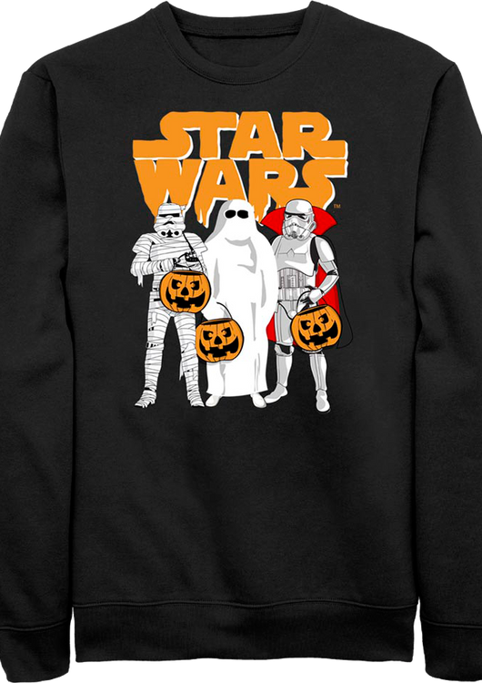 Stormtroopers Trick Or Treating Star Wars Sweatshirt - main product image