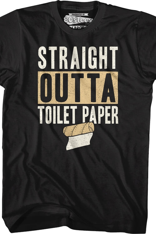 Straight Outta Toilet Paper T-Shirtmain product image