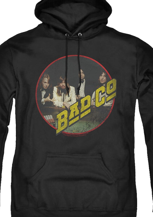 Straight Shooter Vinyl Jacket Sleeve Bad Company Hoodie - main product image