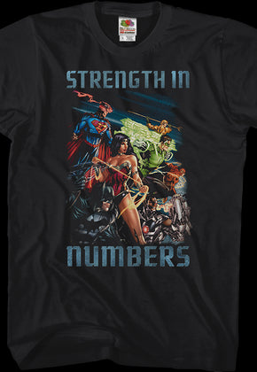 Strength In Numbers Justice League T-Shirt
