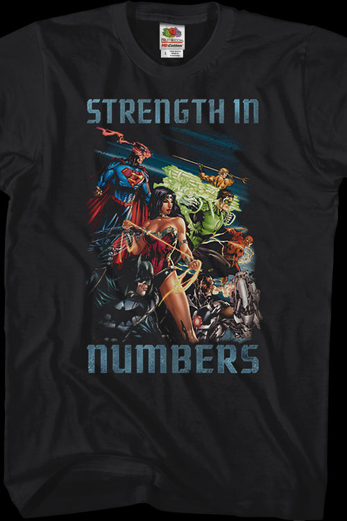 Strength In Numbers Justice League T-Shirtmain product image