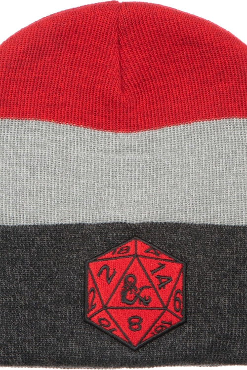 Striped Rolling Die Dungeons & Dragons Beaniemain product image