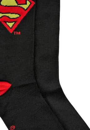 Stripes and Symbol Superman DC Comics Socks