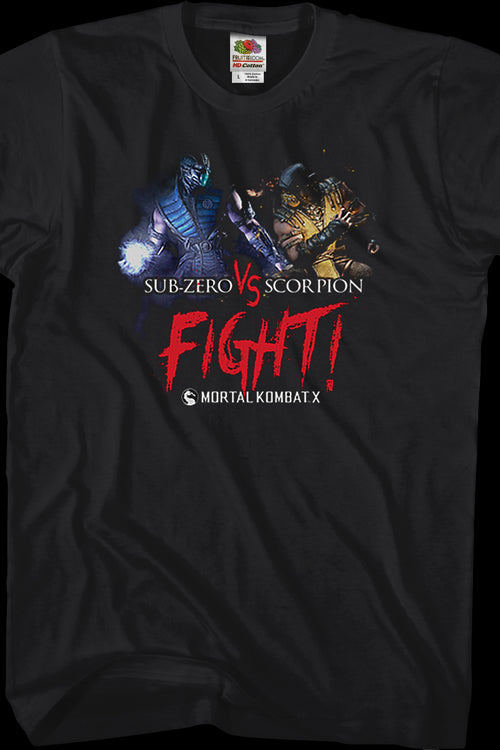 Sub-Zero vs Scorpion Mortal Kombat X T-Shirtmain product image