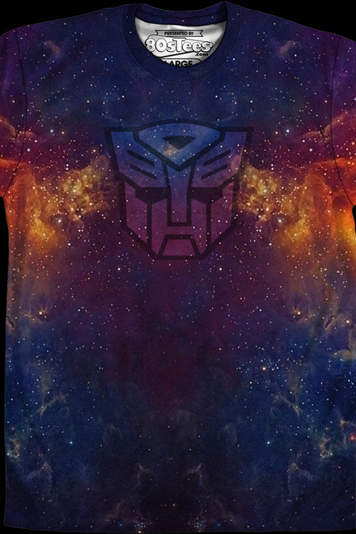 Sublimation Galaxy Autobot Logo Transformers Shirtmain product image