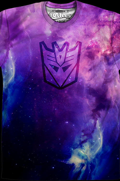 Sublimation Galaxy Decepticon Logo Transformers Shirtmain product image