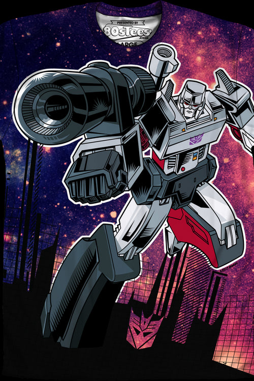 Sublimation Galaxy Megatron Transformers Shirtmain product image