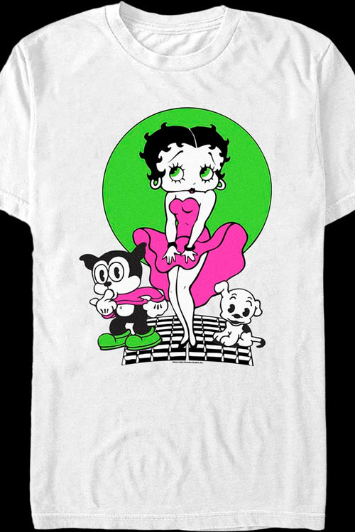 Subway Grate Betty Boop T-Shirtmain product image