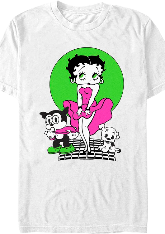 Subway Grate Betty Boop T-Shirt - main product image