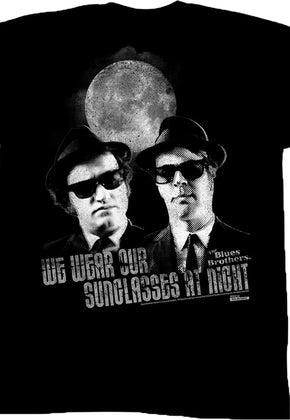 Sunglasses At Night Blues Brothers T-Shirt