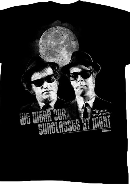 Sunglasses At Night Blues Brothers T-Shirt - main product image