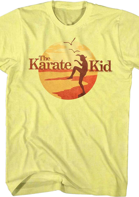 Sunset Crane Kick Karate Kid T-Shirt - main product image